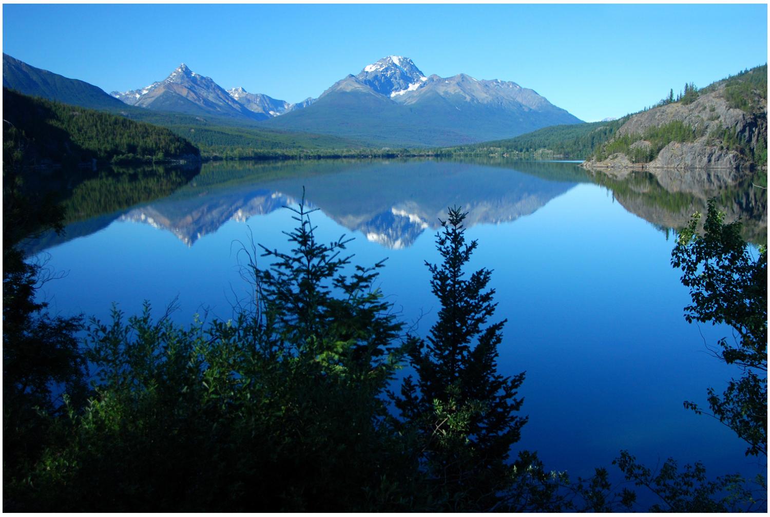 Calmness of Bluff Lake